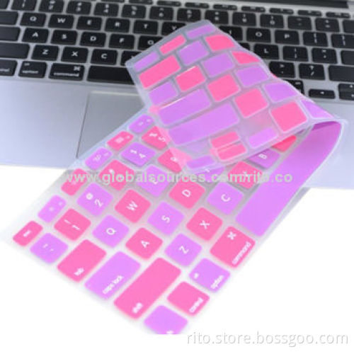 Bicolour Silicone Keyboard Protector for New Macbook Pro 13", Pro 15"